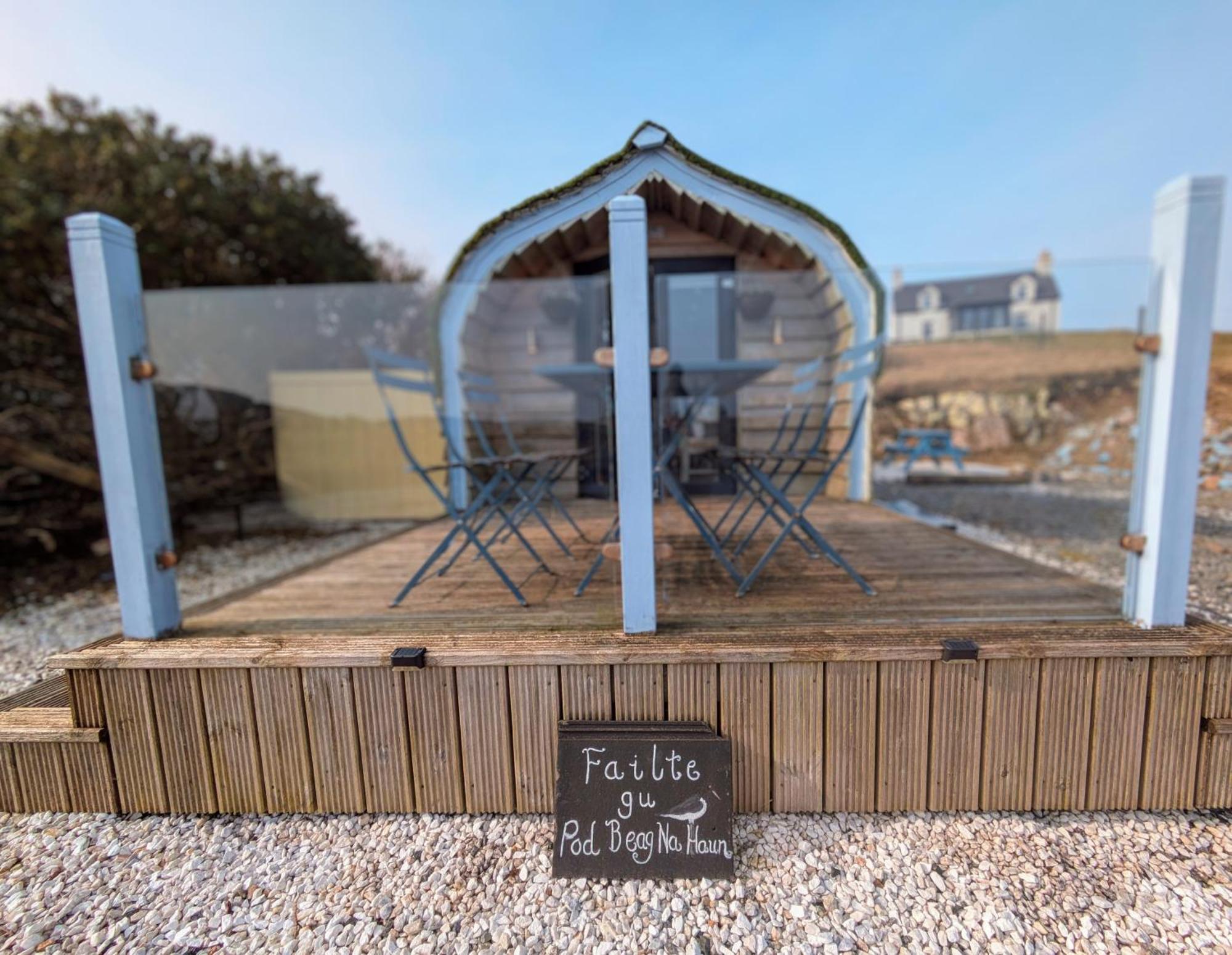 Glamping Pod For 2 Pod Beag Na Haun Eriskay Villa ภายนอก รูปภาพ